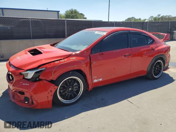 2023 Subaru WRX Limited with VIN JF1VBAL69P9820787, listed as a Copart auction lot 50486855 with 12,787 mi miles and Salvage title. Bid and sale history available at DreamBid. Image 1.
