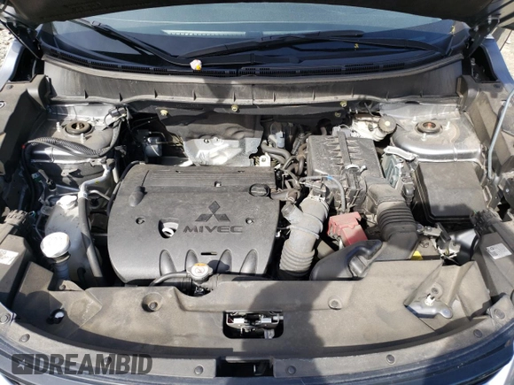 2022 Mitsubishi Outlander SE with VIN JA4APVAU4NU007395, listed as a Copart auction lot 48576865 with 66,202 mi miles and Salvage title. Bid and sale history available at DreamBid. Image 14.