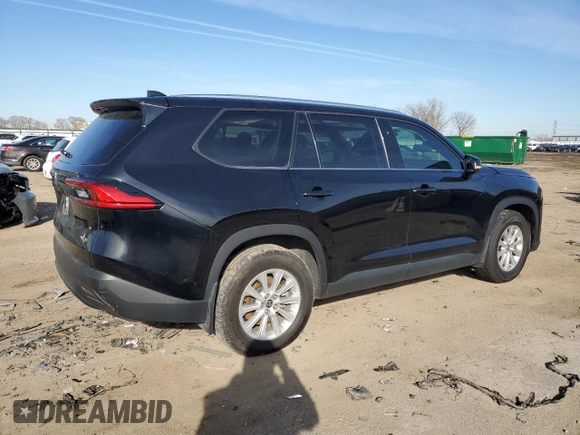 2024 Toyota Highlander XLE z VIN 5TDAAAA56RS006753, wystawiony jako Copart lot #43558345 z przebiegiem 86 961 mil mil oraz Szkoda całkowita • Salvage title. Historia ofert i sprzedaży dostępna na DreamBid. Obrazek 3.