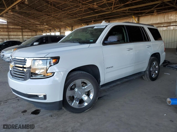 2017 Chevrolet Tahoe Premier with VIN 1GNSCCKC4HR114056, listed as a Copart auction lot 74930034 with 146,887 mi miles and Salvage Title. Bid and sale history available at carsss.com. Image 1.