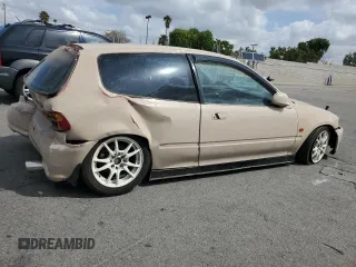 1992 Honda Civic z VIN 2HGEH2344NH548676, wystawiony jako Copart lot #50694575 z przebiegiem 239 184 mil mil oraz Szkoda całkowita • Salvage title. Historia ofert i sprzedaży dostępna na DreamBid. Obrazek 3.