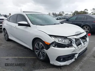 2018 Honda Civic EX-L z VIN JHMFC1F7XJX039312, wystawiony jako IAAI lot #42282333 z przebiegiem 96 750 mil mil oraz . Historia ofert i sprzedaży dostępna na DreamBid. Obrazek 1.