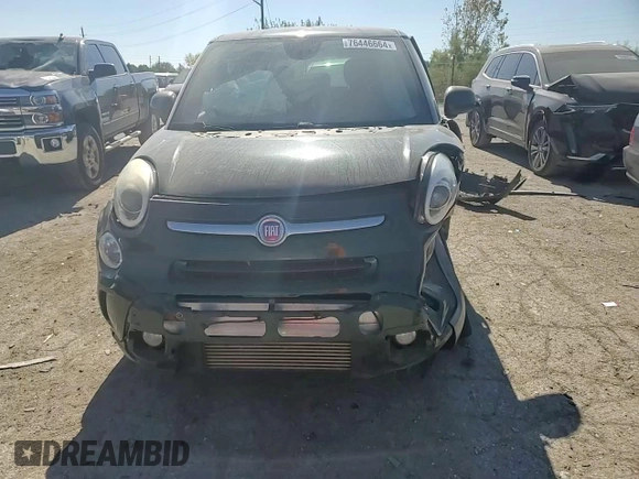 2014 FIAT 500L Trekking with VIN ZFBCFADH8EZ008838, listed as a Copart auction lot 76446664 with 92,949 mi miles and Salvage Title. Bid and sale history available at carsss.com. Image 11.