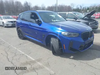 2024 BMW X3 M with VIN 5YM13EC07R9V73692, listed as a IAAI auction lot 41944954 with 5,224 mi miles and . Bid and sale history available at DreamBid. Image 1.