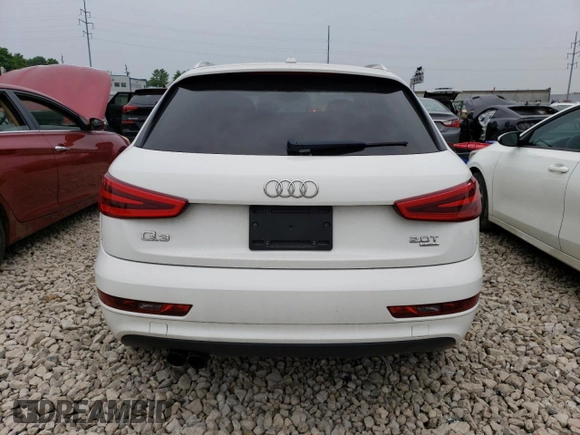 2015 Audi Q3 2.0T Premium Plus with VIN WA1EFCFS8FR005640, listed as a Copart auction lot 56639663 with 85,279 mi miles. Bid and sale history available at carsss.com. Image 6.