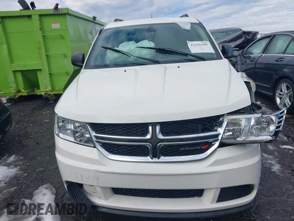 2018 Dodge Journey SE with VIN 3C4PDCAB1JT295988, listed as a IAAI auction lot 41226385 with 106,639 mi miles. Bid and sale history available at carsss.com. Image 12.