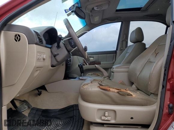 2005 Kia Sorento LX with VIN KNDJD733655498495, listed as a Copart auction lot 78982324 with 160,919 mi miles and Salvage Title. Bid and sale history available at carsss.com. Image 7.