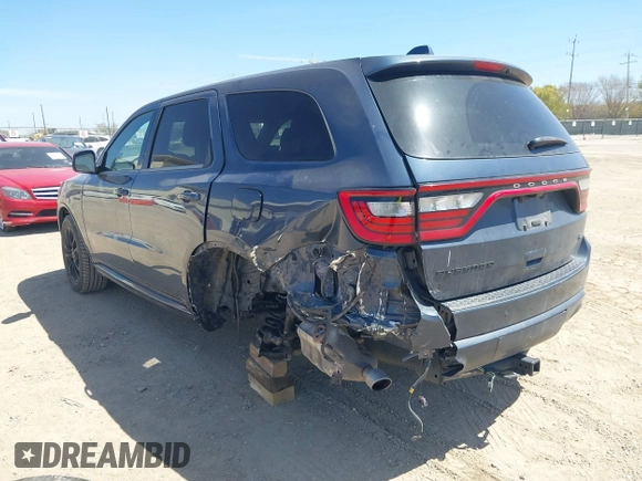 2020 Dodge Durango R/T with VIN 1C4SDHCT3LC166386, listed as a IAAI auction lot 41816139 with 104,637 mi miles and . Bid and sale history available at DreamBid. Image 3.