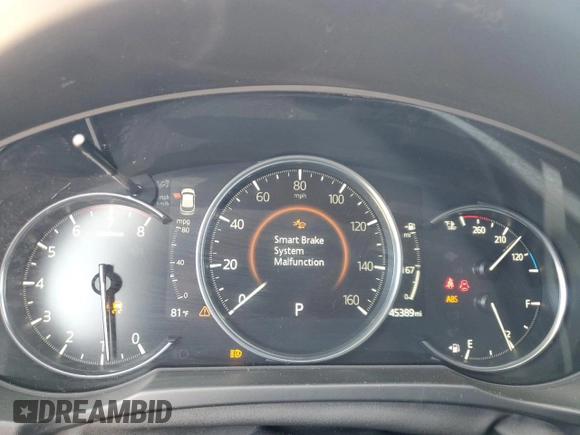 2021 Mazda CX-5 Grand Touring with VIN JM3KFBDM4M1462570, listed as a Copart auction lot 54827675 with 45,389 mi miles and Salvage Title. Bid and sale history available at DreamBid. Image 9.