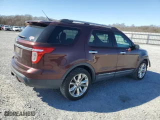 2012 Ford Explorer XLT with VIN 1FMHK7D87CGA34725, listed as a Copart auction lot 49584225 with 124,570 mi miles and Salvage Title. Bid and sale history available at carsss.com. Image 3.