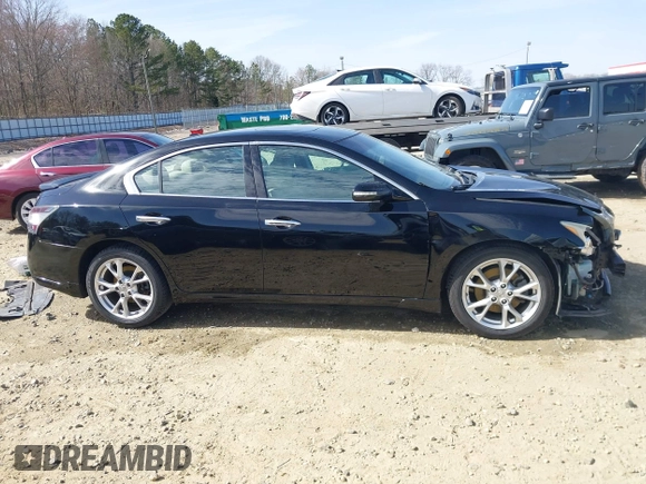 2012 Nissan Maxima SV with VIN 1N4AA5AP1CC860802, listed as a IAAI auction lot 41758190 with 188,587 mi miles and . Bid and sale history available at DreamBid. Image 14.