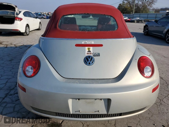 2009 Volkswagen Beetle Blush with VIN 3VWSG31Y49M411919, listed as a Copart auction lot 77814874 with 131,399 mi miles and Salvage title. Bid and sale history available at DreamBid. Image 6.