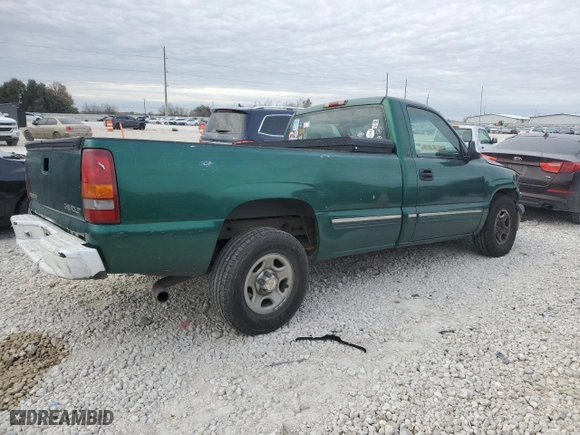 2000 Chevrolet Silverado 1500 with VIN 1GCEC14V6YZ305082, listed as a Copart auction lot 89411215 with 157,700 mi miles and Salvage Title. Bid and sale history available at carsss.com. Image 3.