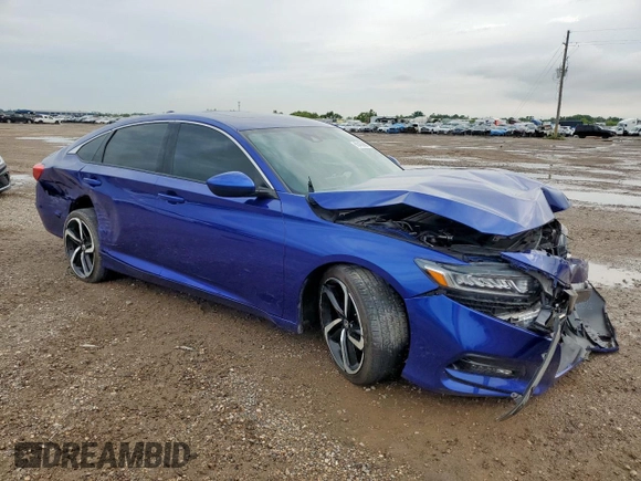 2020 Honda Accord Sport with VIN 1HGCV2F37LA019365, listed as a Copart auction lot 60469655 with 103,881 mi miles and Salvage title. Bid and sale history available at DreamBid. Image 4.