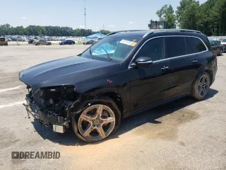 2024 Mercedes-Benz GLS 450 with VIN 4JGFF5KE6RB125631, listed as a Copart auction lot 60215285 with 29,562 mi miles and Salvage title. Bid and sale history available at DreamBid. Image 1.
