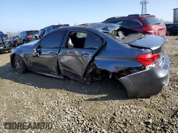 2017 BMW M3 with VIN WBS8M9C5XH5G84438, listed as a Copart auction lot 42153723 with 0 mi miles. Bid and sale history available at carsss.com. Image 2.
