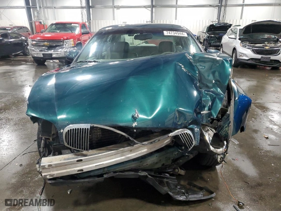 2000 Buick Park Avenue with VIN 1G4CW52K0Y4137334, listed as a Copart auction lot 74734944 with 237375 miles and Salvage Title. Bid and sale history available at carsss.com. Image 5.
