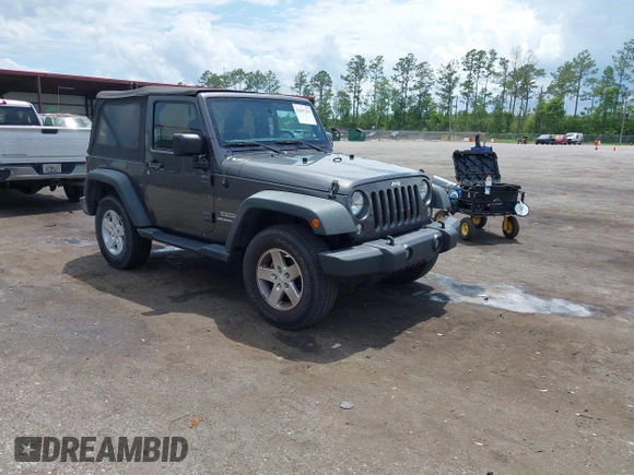 2016 Jeep Wrangler Black Bear with VIN 1C4AJWAGXGL258874, listed as a IAAI auction lot 42497153 with 93,294 mi miles and . Bid and sale history available at DreamBid. Image 1.