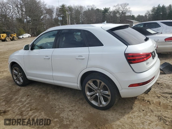 2015 Audi Q3 2.0T Prestige with VIN WA1GFCFS6FR011963, listed as a Copart auction lot 49292995 with 74,529 mi miles and Clean Title. Bid and sale history available at carsss.com. Image 2.