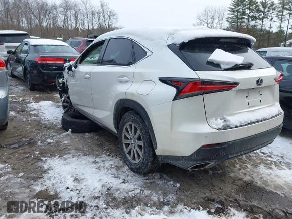 2018 Lexus NX with VIN JTJBARBZ3J2168580, listed as a IAAI auction lot 41554778 with 115,403 mi miles. Bid and sale history available at carsss.com. Image 3.