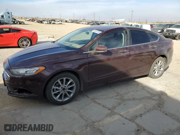 2017 Ford Fusion SE with VIN 3FA6P0H78HR399653, listed as a Copart auction lot 86915704 with 124,088 mi miles and Salvage Title. Bid and sale history available at DreamBid. Image 1.