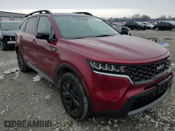 2022 Kia Sorento X-Line S with VIN 5XYRLDLC1NG096248, listed as a Copart auction lot 85910474 with 75,526 mi miles and Salvage Title. Bid and sale history available at DreamBid. Image 11.