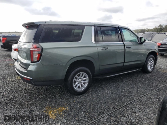 2023 Chevrolet Suburban LT with VIN 1GNSCCKD2PR195582, listed as a Copart auction lot 84453924 with 46,695 mi miles and Salvage title. Bid and sale history available at DreamBid. Image 3.