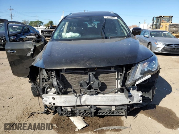2017 Nissan Pathfinder SL with VIN 5N1DR2MM9HC673794, listed as a Copart auction lot 73199044 with Not provided miles and Salvage title. Bid and sale history available at DreamBid. Image 5.