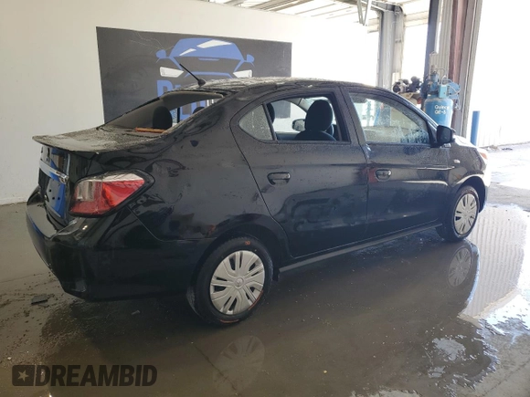 2024 Mitsubishi Mirage ES z VIN ML32FUFJ5RHF18365, wystawiony jako Copart lot #54029955 z przebiegiem 3 175 mil mil oraz Szkoda całkowita • Salvage title. Historia ofert i sprzedaży dostępna na DreamBid. Obrazek 3.