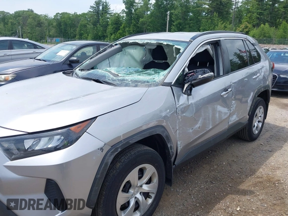 2019 Toyota RAV4 LE with VIN 2T3G1RFV1KC005954, listed as a IAAI auction lot 42489612 with 83,343 mi miles and . Bid and sale history available at DreamBid. Image 6.