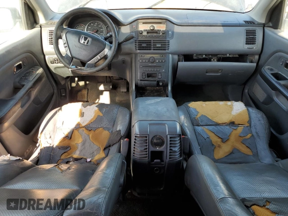 2005 Honda Pilot EX-L with VIN 2HKYF18565H550322, listed as a Copart auction lot 51981245 with 244,692 mi miles and Clean Title. Bid and sale history available at carsss.com. Image 8.