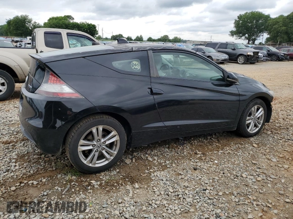 2012 Honda CR-Z EX with VIN JHMZF1D64CS001802, listed as a Copart auction lot 56242135 with 178,150 mi miles and Salvage title. Bid and sale history available at DreamBid. Image 3.
