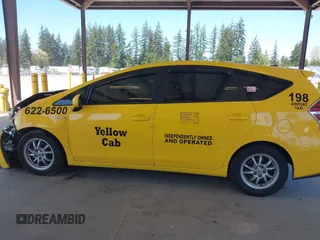 2016 Toyota Prius v Two with VIN JTDZN3EUXGJ055176, listed as a IAAI auction lot 42047651 with 282,741 mi miles. Bid and sale history available at carsss.com. Image 14.