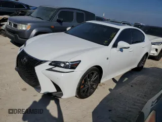 2017 Lexus GS with VIN JTHCZ1BL6HA006678, listed as a Copart auction lot 76446944 with 0 mi miles and Salvage Title. Bid and sale history available at carsss.com. Image 1.