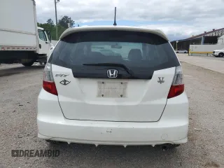2010 Honda Fit Sport with VIN JHMGE8H44AS026305, listed as a Copart auction lot 52106015 with 0 mi miles and Salvage Title. Bid and sale history available at carsss.com. Image 6.