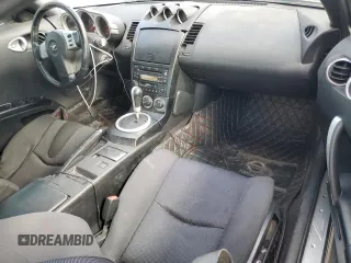 2005 Nissan 350Z Touring with VIN JN1AZ34E35M653359, listed as a Copart auction lot 52513125 with 143,940 mi miles and Salvage Title. Bid and sale history available at carsss.com. Image 8.