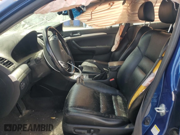 2006 Acura TSX Navi with VIN JH4CL96916C016860, listed as a Copart auction lot 54047475 with Not provided miles and Non repairable. Bid and sale history available at DreamBid. Image 7.