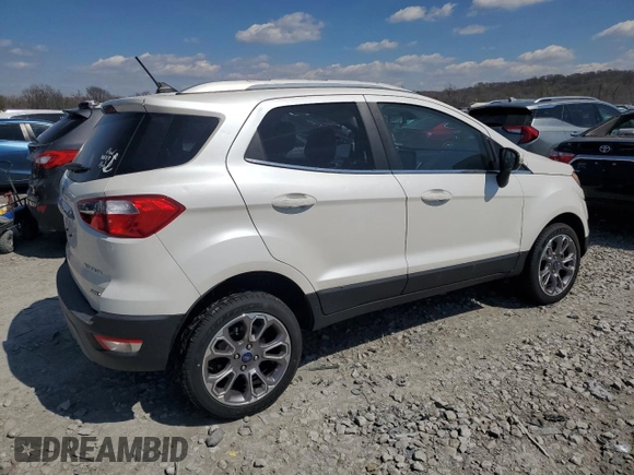 2019 Ford EcoSport Titanium with VIN MAJ6S3KL4KC288772, listed as a Copart auction lot 50643245 with 59,855 mi miles and Salvage Title. Bid and sale history available at DreamBid. Image 3.