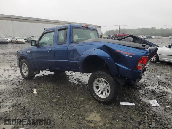 2011 Ford Ranger XLT with VIN 1FTLR4FE2BPB07543, listed as a Copart auction lot 57044345 with Not provided miles and Salvage title. Bid and sale history available at DreamBid. Image 2.