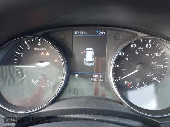2020 Nissan Rogue SL with VIN 5N1AT2MVXLC722880, listed as a IAAI auction lot 41019989 with 19,487 mi miles and . Bid and sale history available at DreamBid. Image 7.