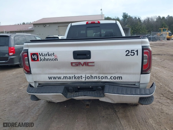 2018 GMC Sierra 1500 Denali with VIN 3GTU2PEJ6JG520383, listed as a IAAI auction lot 41849192 with 152,970 mi miles. Bid and sale history available at carsss.com. Image 16.