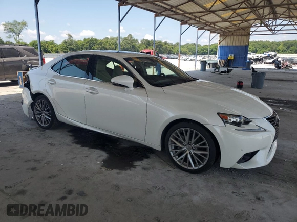 2014 Lexus IS 250 with VIN JTHBF1D23E5003010, listed as a Copart auction lot 63061165 with 88,017 mi miles and Salvage title. Bid and sale history available at DreamBid. Image 4.