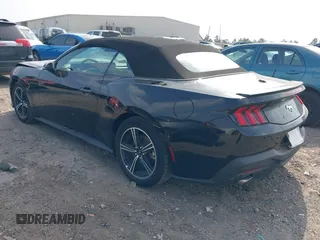 2025 Ford Mustang EcoBoost with VIN 1FAGP8UH9S5105110, listed as a IAAI auction lot 41808310 with 3,703 mi miles. Bid and sale history available at carsss.com. Image 3.