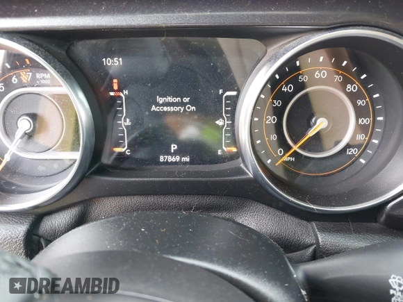 2020 Jeep Wrangler Unlimited Freedom with VIN 1C4HJXDG2LW186027, listed as a IAAI auction lot 42449664 with 87,869 mi miles and . Bid and sale history available at DreamBid. Image 7.
