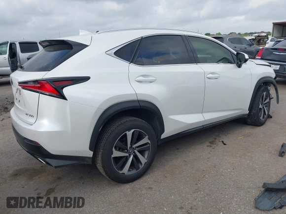 2021 Lexus NX 300 with VIN JTJGARBZ0M5024140, listed as a IAAI auction lot 42282344 with 78,046 mi miles and . Bid and sale history available at DreamBid. Image 4.