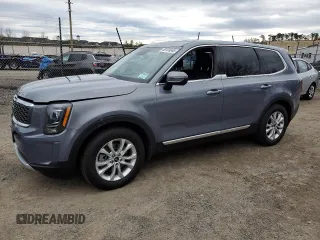 2020 Kia Telluride LX with VIN 5XYP2DHC2LG033708, listed as a Copart auction lot 48128565 with 79,591 mi miles and Salvage Title. Bid and sale history available at carsss.com. Image 1.