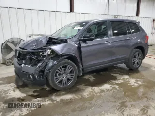2020 Honda Passport EX-L z VIN 5FNYF8H53LB019387, wystawiony jako Copart lot #52964795 z przebiegiem 47 369 mil mil oraz Szkoda całkowita • Salvage title. Historia ofert i sprzedaży dostępna na DreamBid. Obrazek 1.