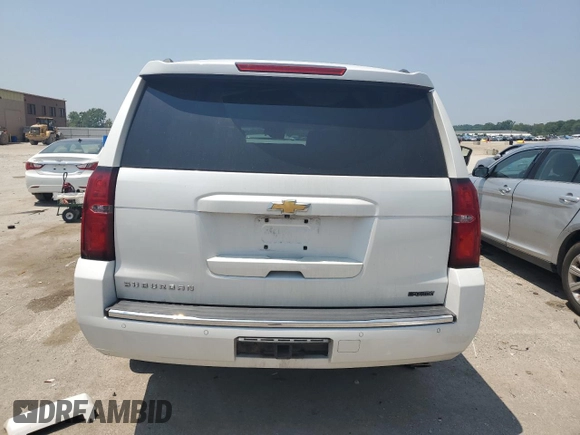 2016 Chevrolet Suburban LTZ with VIN 1GNSKJKC2GR368676, listed as a Copart auction lot 60224225 with 131,362 mi miles and Salvage title. Bid and sale history available at DreamBid. Image 6.
