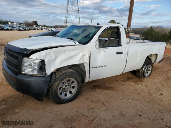 2007 Chevrolet Silverado 1500 Work Truck with VIN 1GCEC14C77Z540717, listed as a Copart auction lot 85314894 with 312,662 mi miles and Salvage Title. Bid and sale history available at carsss.com. Image 1.