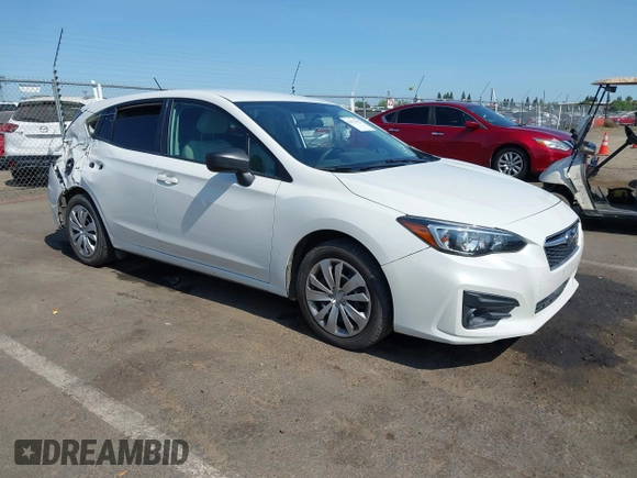 2018 Subaru Impreza with VIN 4S3GTAA64J3717886, listed as a IAAI auction lot 42572412 with 91,911 mi miles and . Bid and sale history available at DreamBid. Image 1.